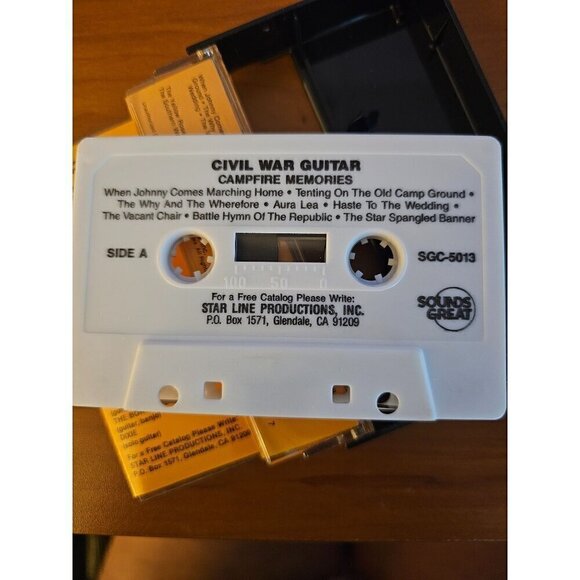 Civil War Guitar Campfire Memories Audio Cassette By Kirk Browne - Picture 6 of 7